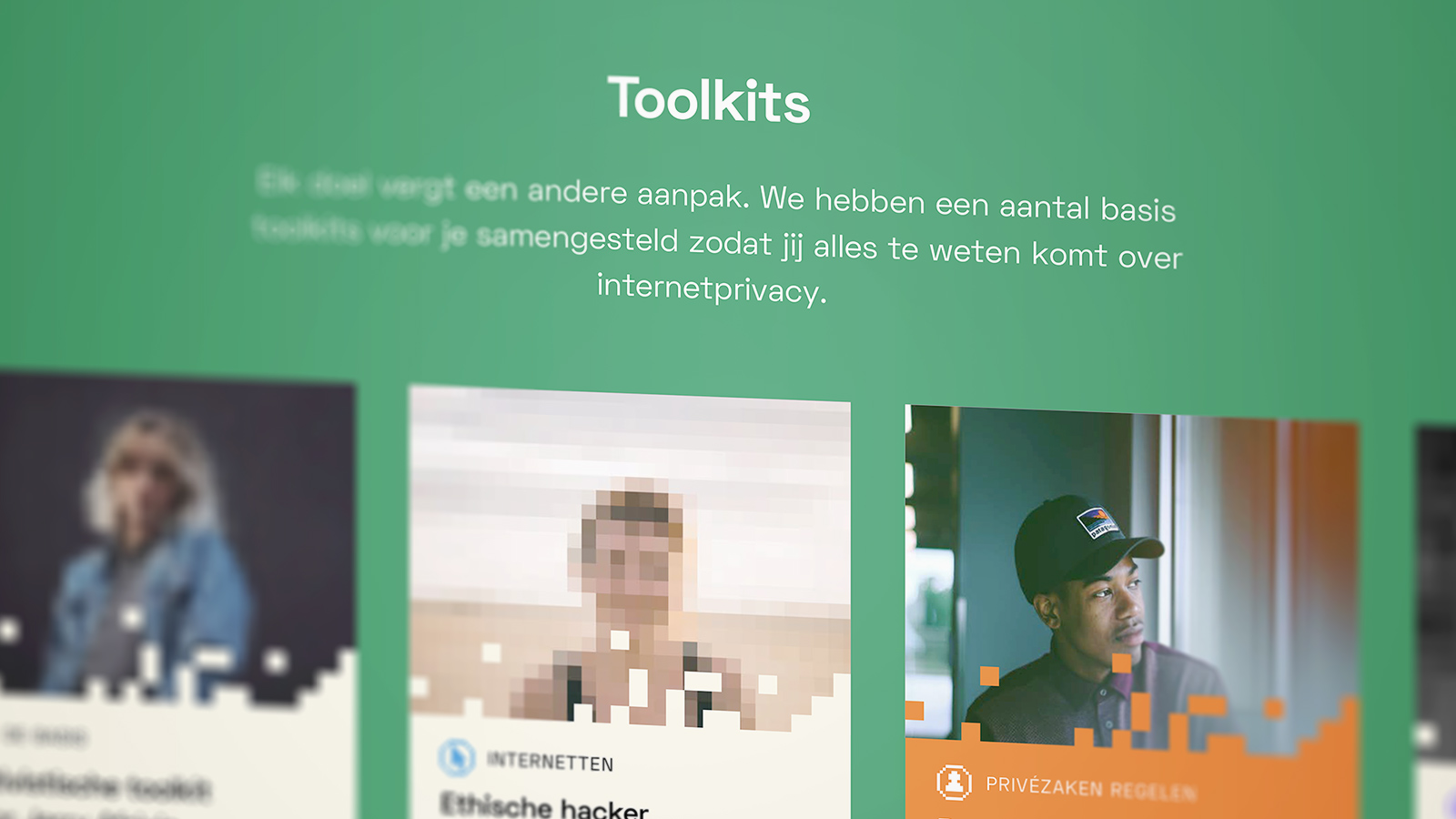 De toolkits in de Fix Je Privacy website